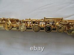16-hole flute plus E key white copper gold-plated flute with box