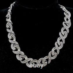 20MM Real Gold Plated 5AAA+ CZ Baguette Hop Hip Ice Out 8 Cuban Chain Necklace