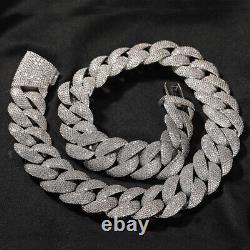 24mm Hip Hop Miami Cuban Link Chain Necklace Bracelets 5A Zircon 18k Gold Plated