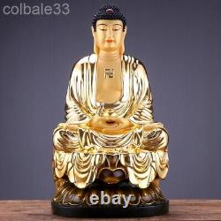 40cm 16 copper Sakyamuni Buddha statue gold-plated Siddhartha Gautama statues