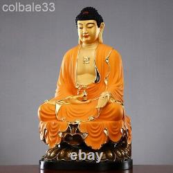 48cm Copper brass gold-plated Medicine Buddha statue Bhaisajyaguru