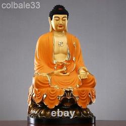 48cm Copper brass gold-plated Medicine Buddha statue Bhaisajyaguru