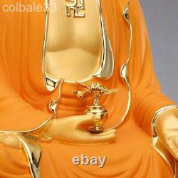 48cm Copper brass gold-plated Medicine Buddha statue Bhaisajyaguru