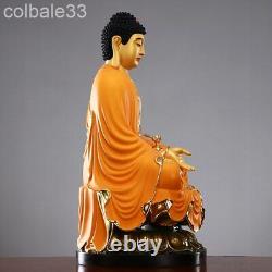 48cm Copper brass gold-plated Medicine Buddha statue Bhaisajyaguru