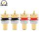 4pcs Viborg High End Gold Plated Copper RCA Jack Socket Connector HiFi Audio DIY