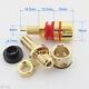 50pcs High Quality Gold Plated Copper Amplifier Speaker Terminal Binding Post