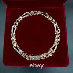 5AAA+ 24K Gold Plated CZ Ice Out Hop Hip Figaro Cuban Link Chain Necklace 16-28
