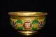 6.69 Chian Antique gold plated copper Cloisonne filigree bowl