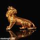 Ancient China Gold plated copper Handmade make Little Unicorn Ornaments