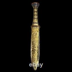 Ancient Egyptian Antiques king Tutankhamun Dagger of Copper Gold Plated Rare BC