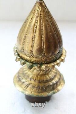 Antique Copper Gold Plated Holy Religious Temple / Mosque Top Part Tomb NH4868