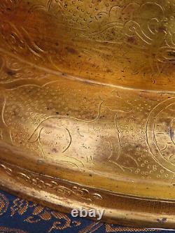 Antique Master Qality Handmade Copper Gold-plated Apermita Buddha Rupa, Nepal