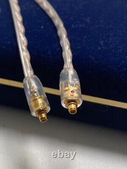 Authentic ALO Audio SXC 8 IEM Cable MMCX-4.4mm Balanced Gold Plated Copper