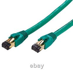 CAT8 Ethernet Cable Super Speed 40Gbps LAN Wire Green 0.5FT- 75FT Multipack LOT