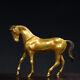 Copper gold-plated Steed ornament