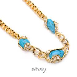 De Buman 18k Yellow Gold Plated or 18k Rose Gold Plated Necklace