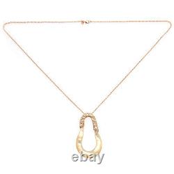 De Buman 18k Yellow Gold Plated or Rose Gold Plated Mother-of-Pearl Necklace
