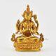 Fine Quality Gold Plated Tibetan Chenrezig / Avalokiteshvara Copper Statue Patan