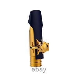 Gold Plated Copper Alto Saxophone Mouthpiece Good Shape 5- 8 withLigature US