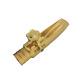 Gold Plated Copper Alto Saxophone Mouthpiece Slide Buffer # 6-8 withLigature 2023