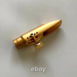 Gold Plated Copper Alto Saxophone Mouthpiece Slim Buffer #5 8 withLigature 2023
