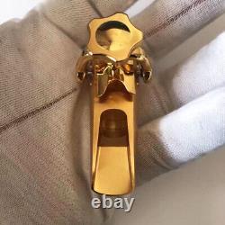 Gold Plated Copper Soprano Saxophone Mouthpiece Mandra Tip # 5-8 2024 NEW