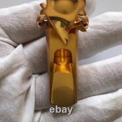 Gold Plated Copper Soprano Saxophone Mouthpiece U Shape Size 5-8 2024 NEW NICE