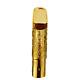 Gold Plated Copper Tenor Saxophone Mouthpiece Flower Body # 6-8 withLigature 2023