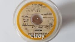 Molecu Wire Corp 48 AWG Gold Plated Copper Wire With Kapton/Polyimide Insulated