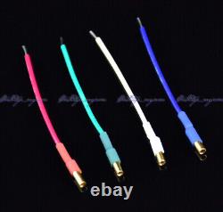New 50sets/lot OFC lead wire with hand-soldered 24K gold plated ID1.3 terminal