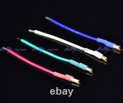 New 50sets/lot OFC lead wire with hand-soldered 24K gold plated ID1.3 terminal