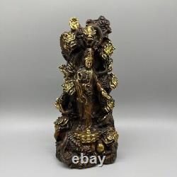Pure copper gold-plated Guanyin ornaments