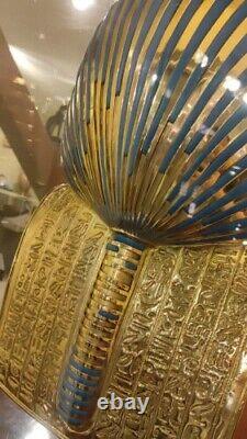TUTANKHAMUN Pharaonic Copper Mask 24K Plated Gold Rare Ancient Egyptian Antiques