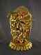 Tibetan Goddess Gold Face Kurukulla Dakini Jogini Gold Plated Copper Statue free