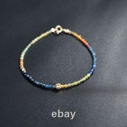 Women Sapphire Bracelet Lady Gemstones Bangle 18k Gold Bracelets Fashion Jewelry