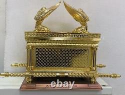 XXL Gold tone Plated Ark Of The Covenant Land of the Bible Gift 16'/10- 10 kg