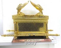 XXL Gold tone Plated Ark Of The Covenant Land of the Bible Gift 16'/10- 10 kg