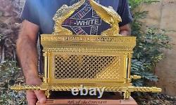 XXL Gold tone Plated Ark Of The Covenant Land of the Bible Gift 16'/10- 10 kg