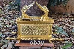 XXL Gold tone Plated Ark Of The Covenant Land of the Bible Gift 16'/10- 10 kg